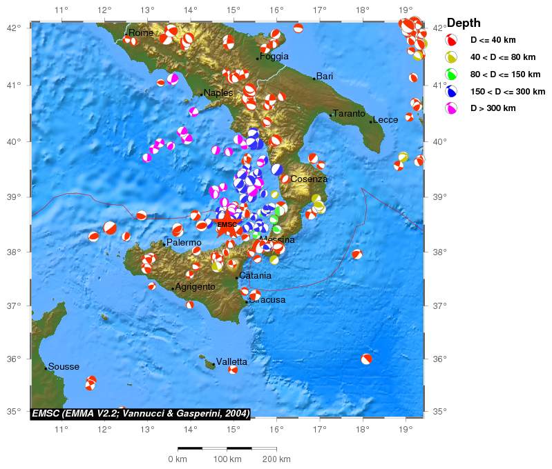 Regional moment Tensor