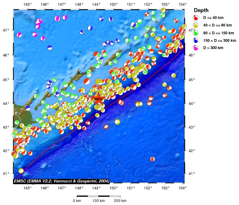 Regional moment Tensor