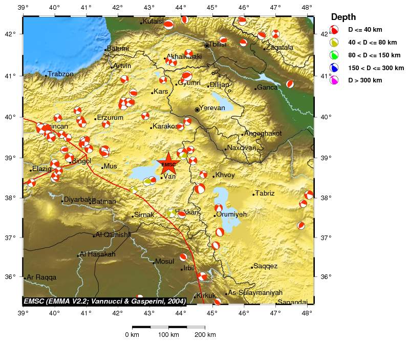 Regional moment Tensor