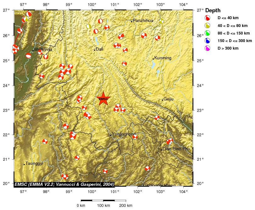 Regional moment Tensor