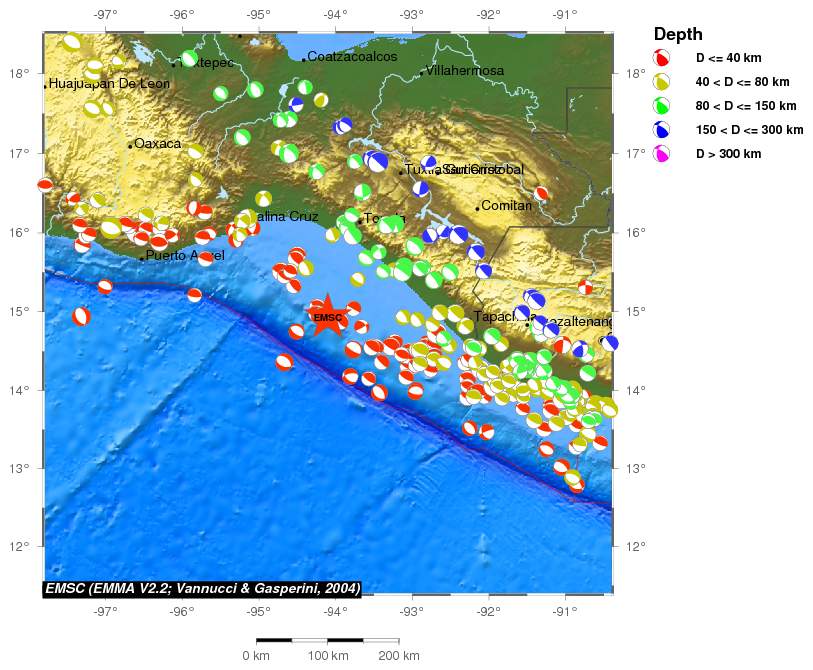 Regional moment Tensor