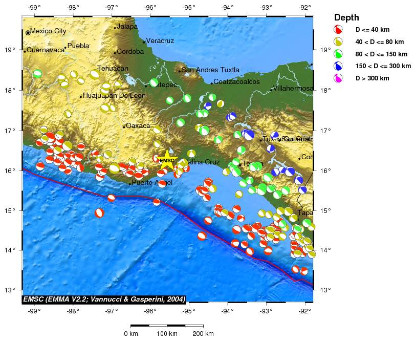 Regional moment Tensor