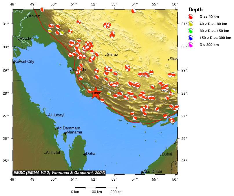 Regional moment Tensor