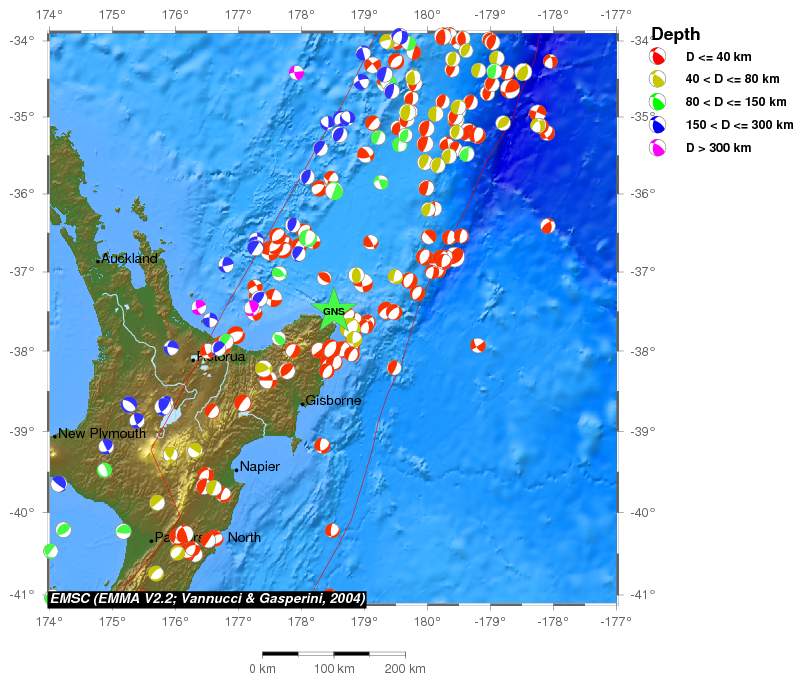 Regional moment Tensor