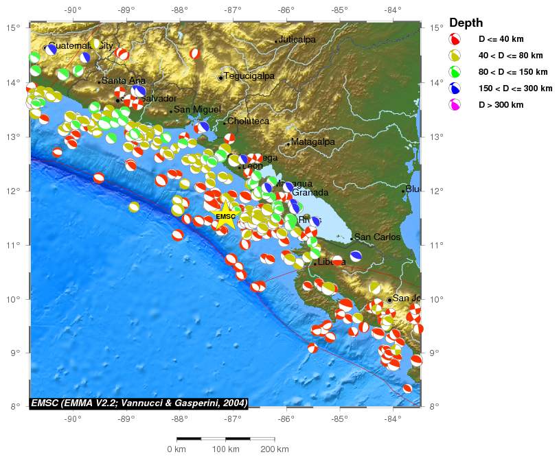 Regional moment Tensor