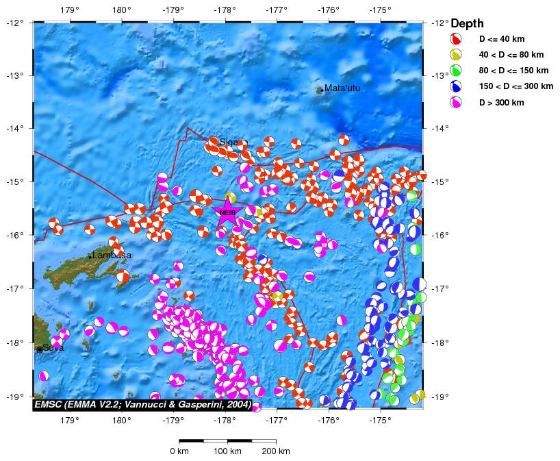 Regional moment Tensor
