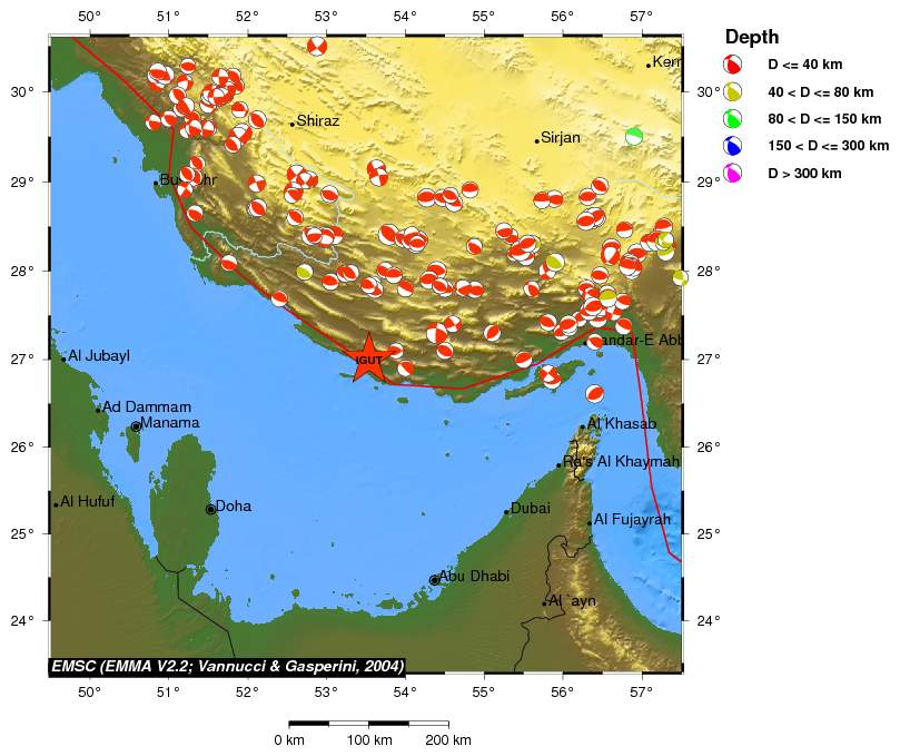 Regional moment Tensor