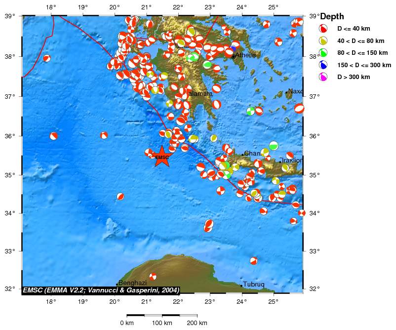 Regional moment Tensor