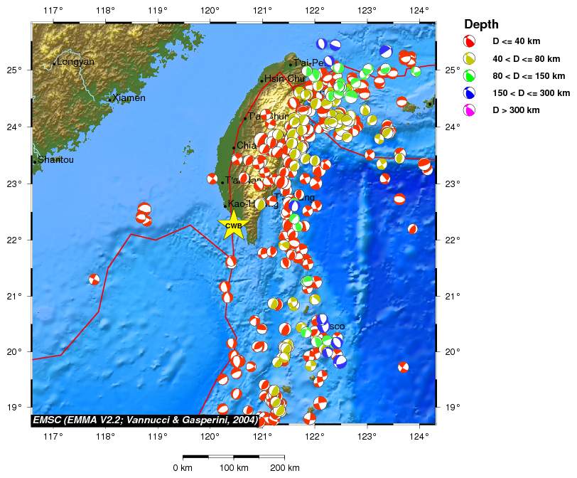 Regional moment Tensor