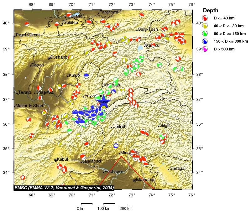 Regional moment Tensor