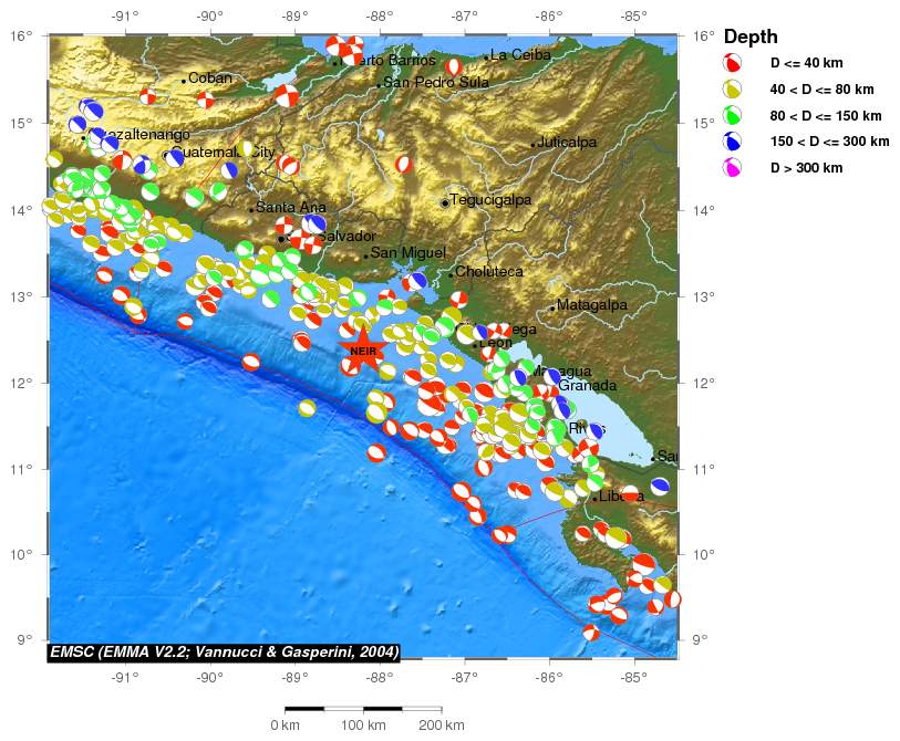 Regional moment Tensor