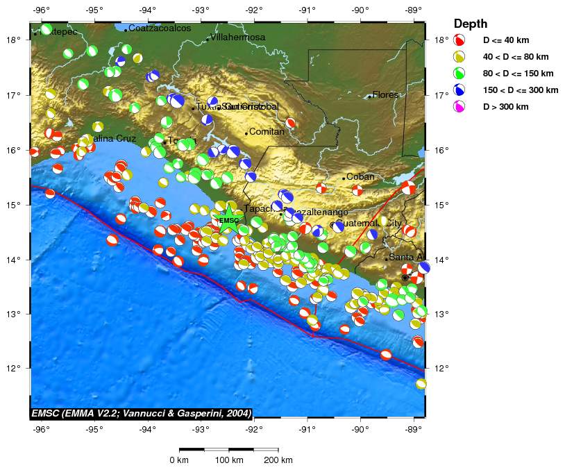 Regional moment Tensor