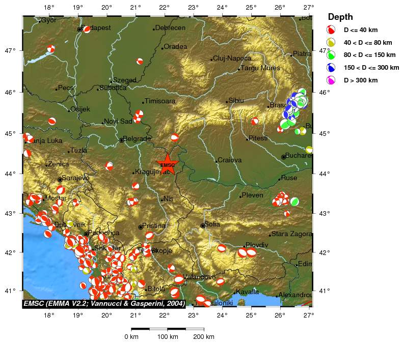 Regional moment Tensor