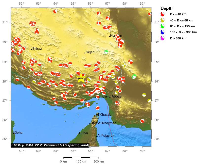 Regional moment Tensor