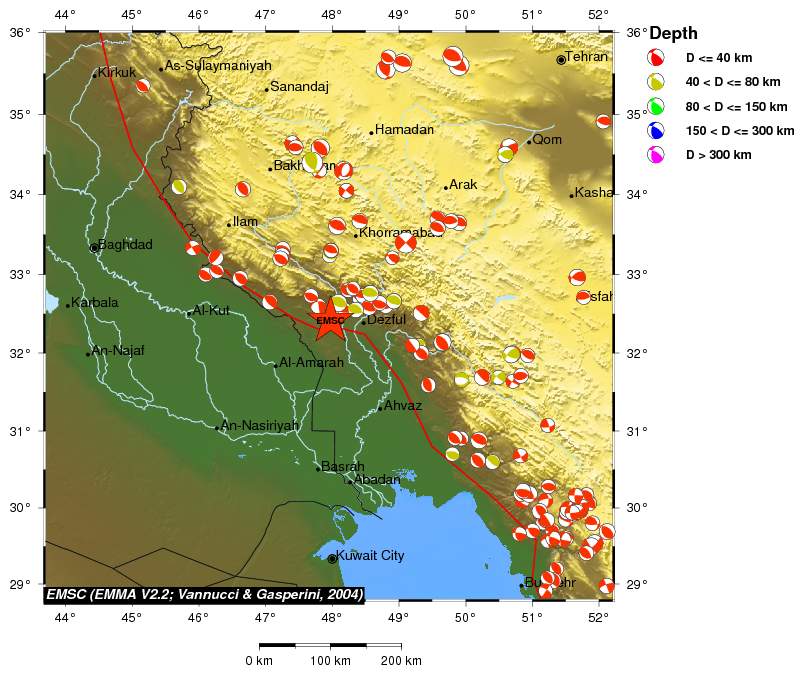Regional moment Tensor