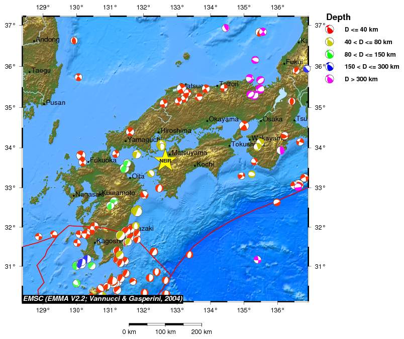 Regional moment Tensor