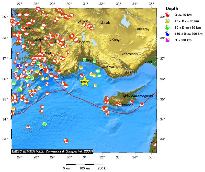 Regional moment Tensor