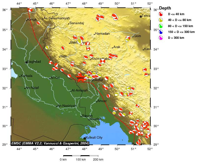 Regional moment Tensor