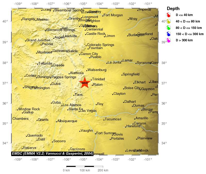 Regional moment Tensor