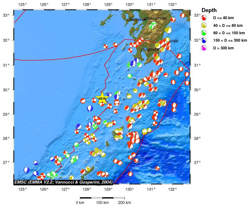 Regional moment Tensor
