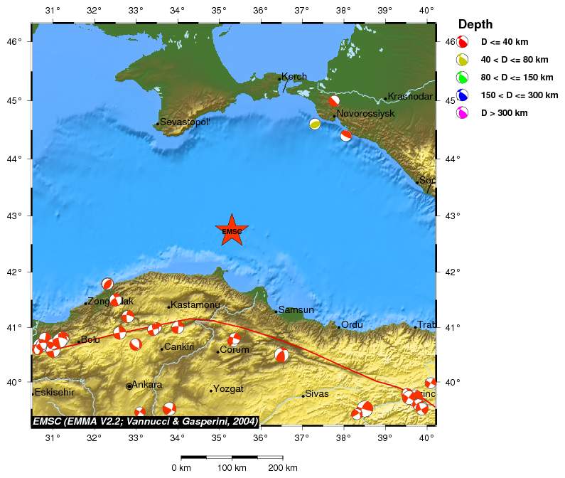 Regional moment Tensor