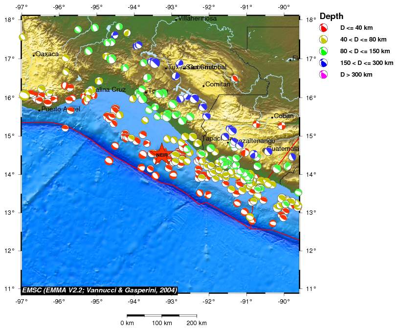 Regional moment Tensor