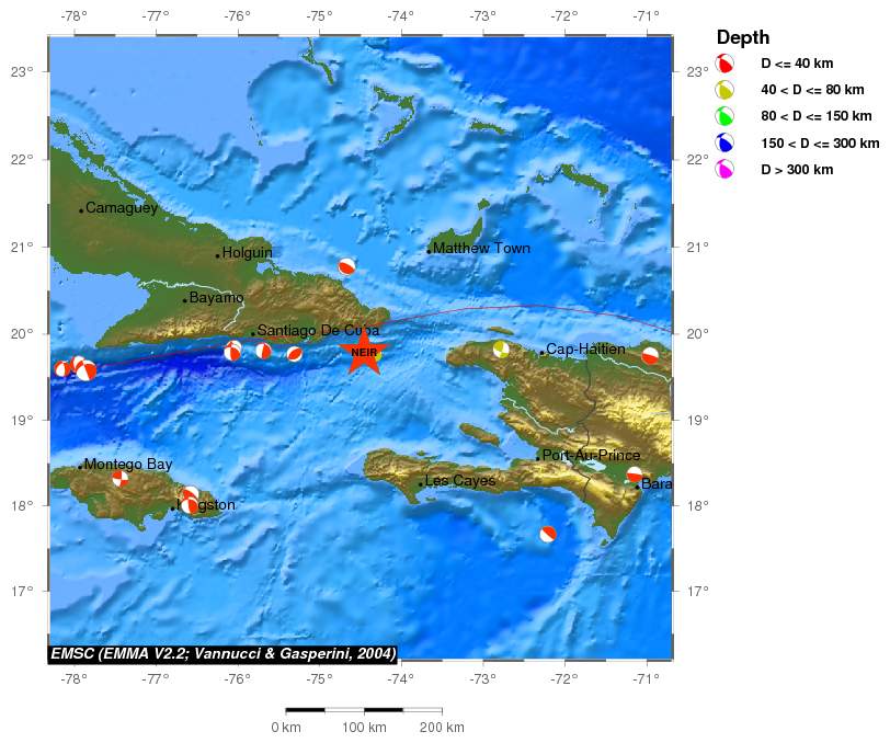 Regional moment Tensor