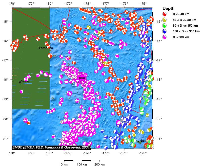 Regional moment Tensor