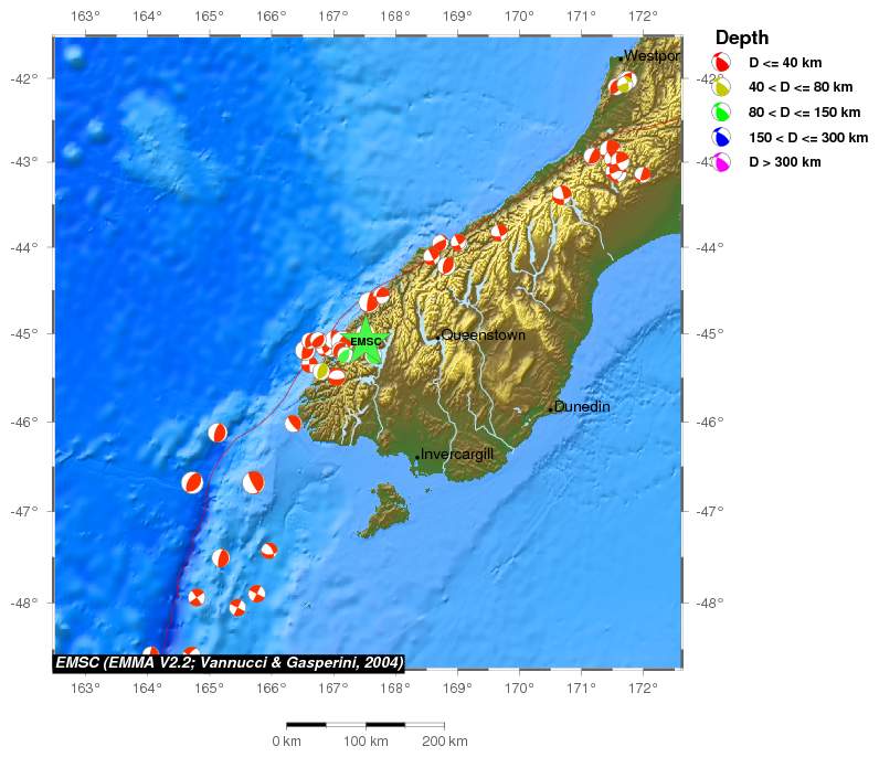 Regional moment Tensor