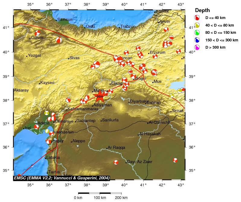 Regional moment Tensor
