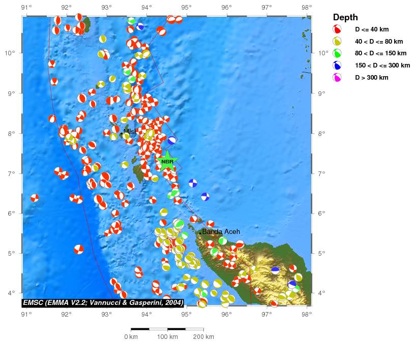 Regional moment Tensor