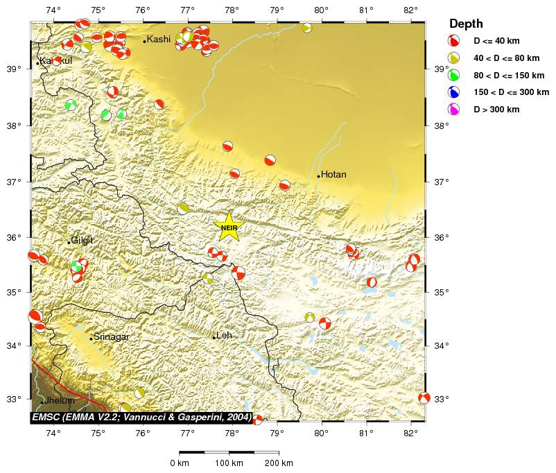 Regional moment Tensor