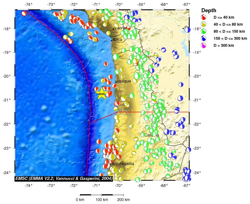 Regional moment Tensor