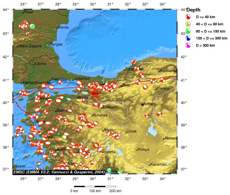 Regional moment Tensor