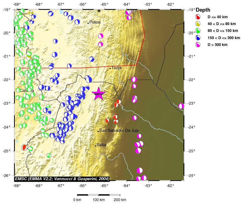 Regional moment Tensor