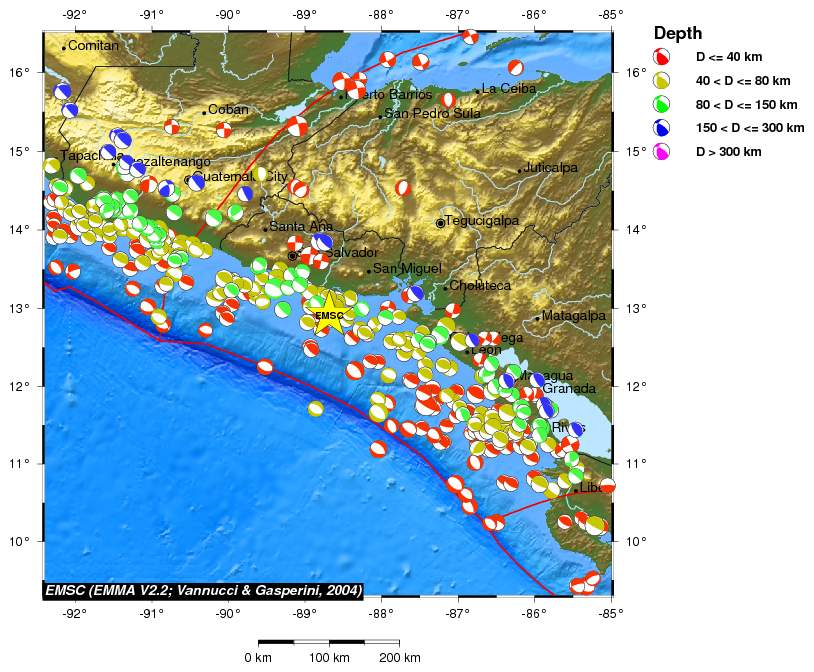 Regional moment Tensor