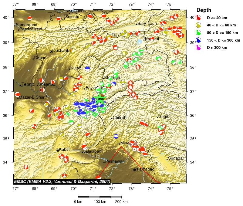 Regional moment Tensor