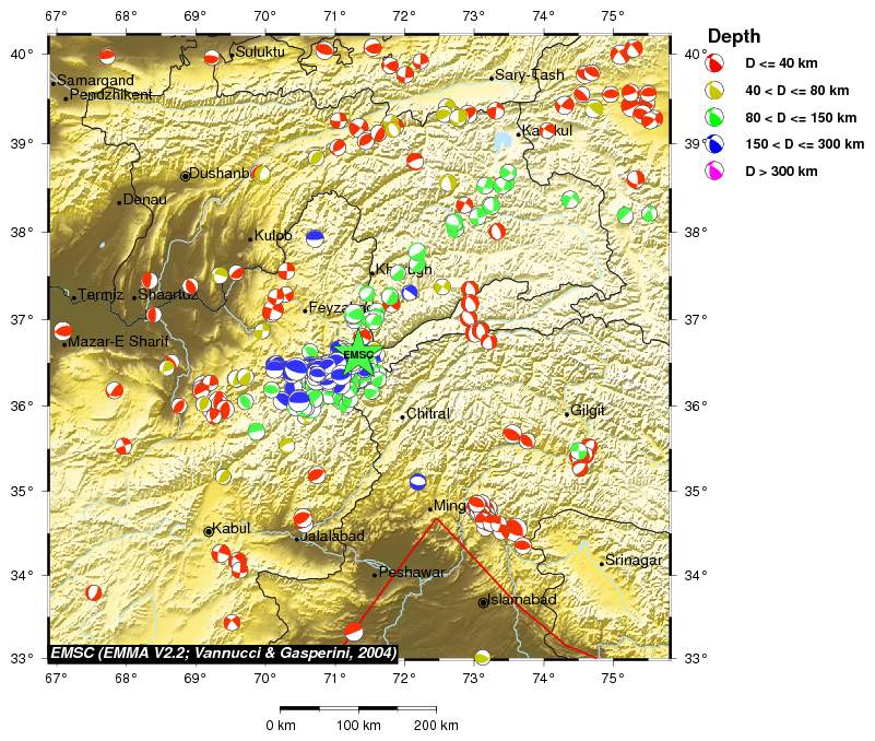 Regional moment Tensor