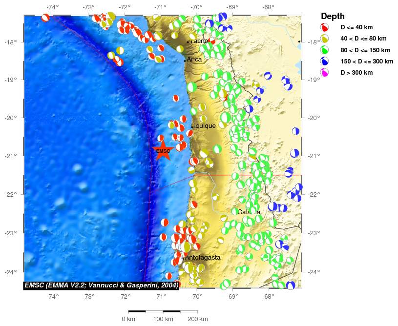 Regional moment Tensor