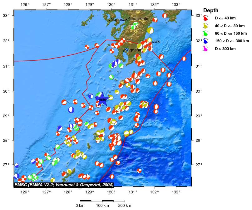 Regional moment Tensor