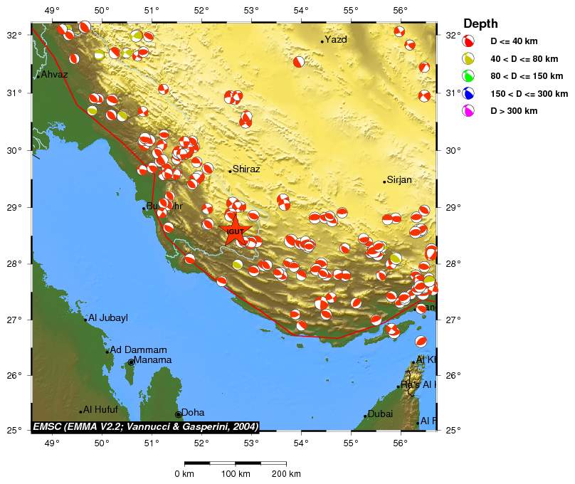 Regional moment Tensor