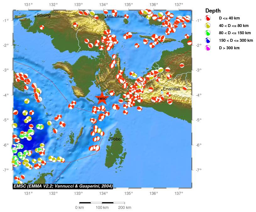 Regional moment Tensor