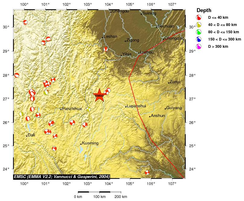 Regional moment Tensor