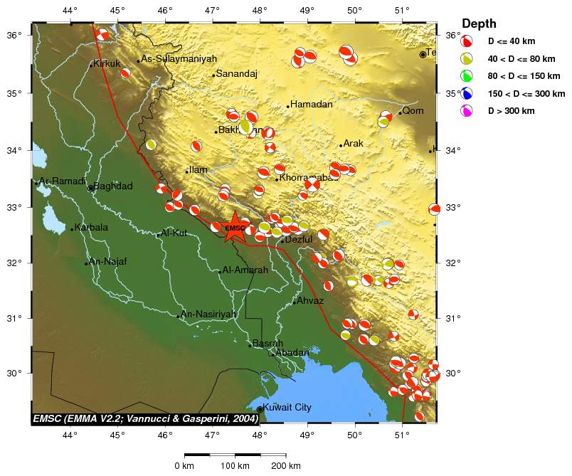Regional moment Tensor