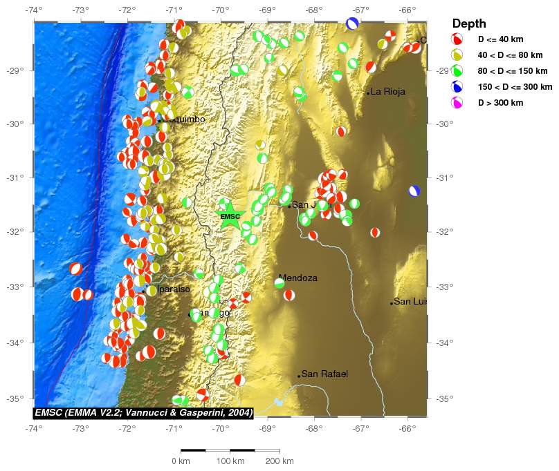 Regional moment Tensor