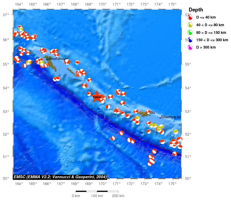 Regional moment Tensor