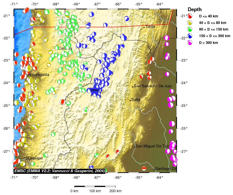 Regional moment Tensor