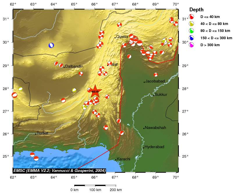 Regional moment Tensor