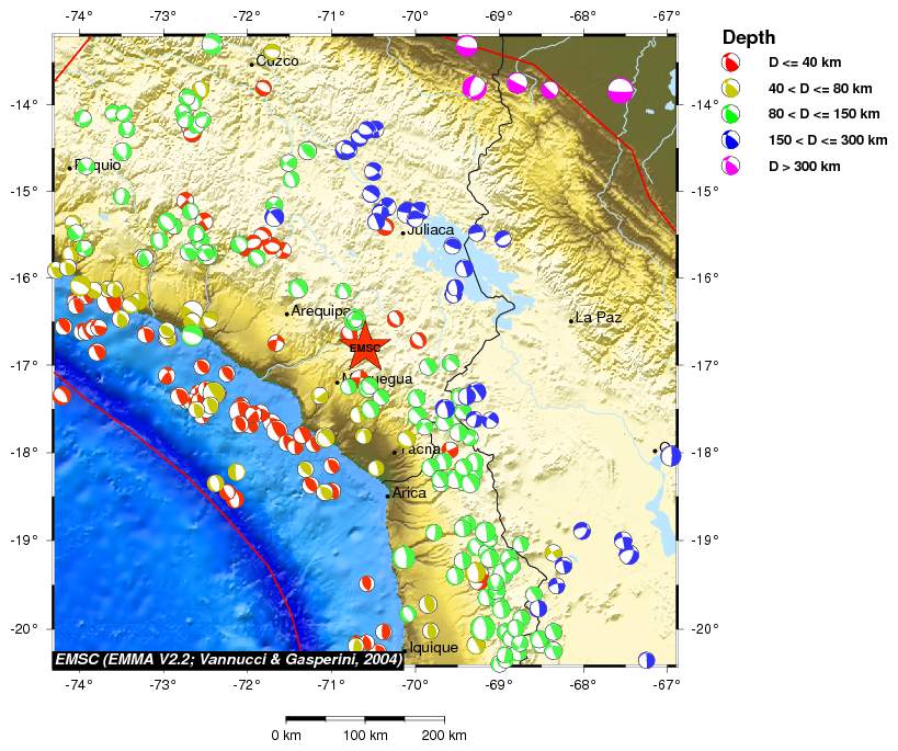 Regional moment Tensor