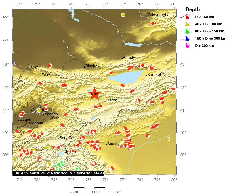 Regional moment Tensor